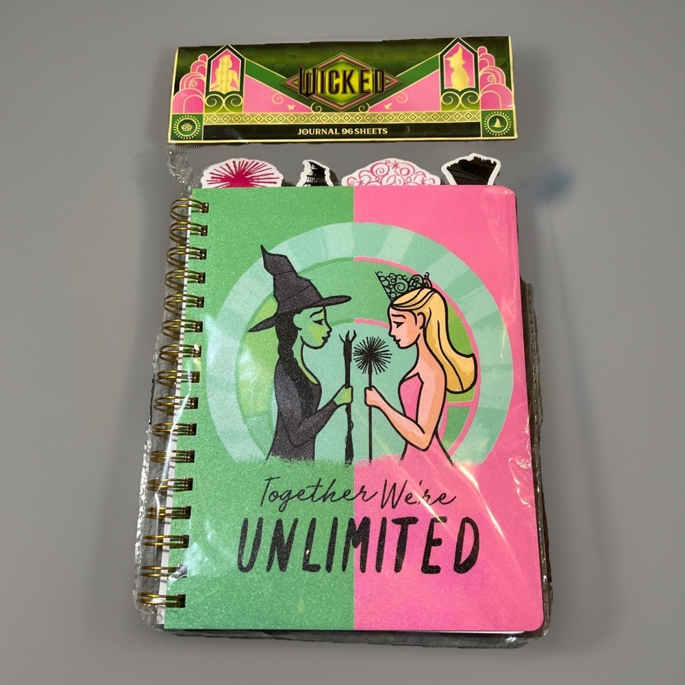 Wicked We're Unlimited Spiral Journal 96 Sheets Target Innovative‎ Designs New